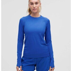 NWT Lululemon Blue Long Sleeve Top